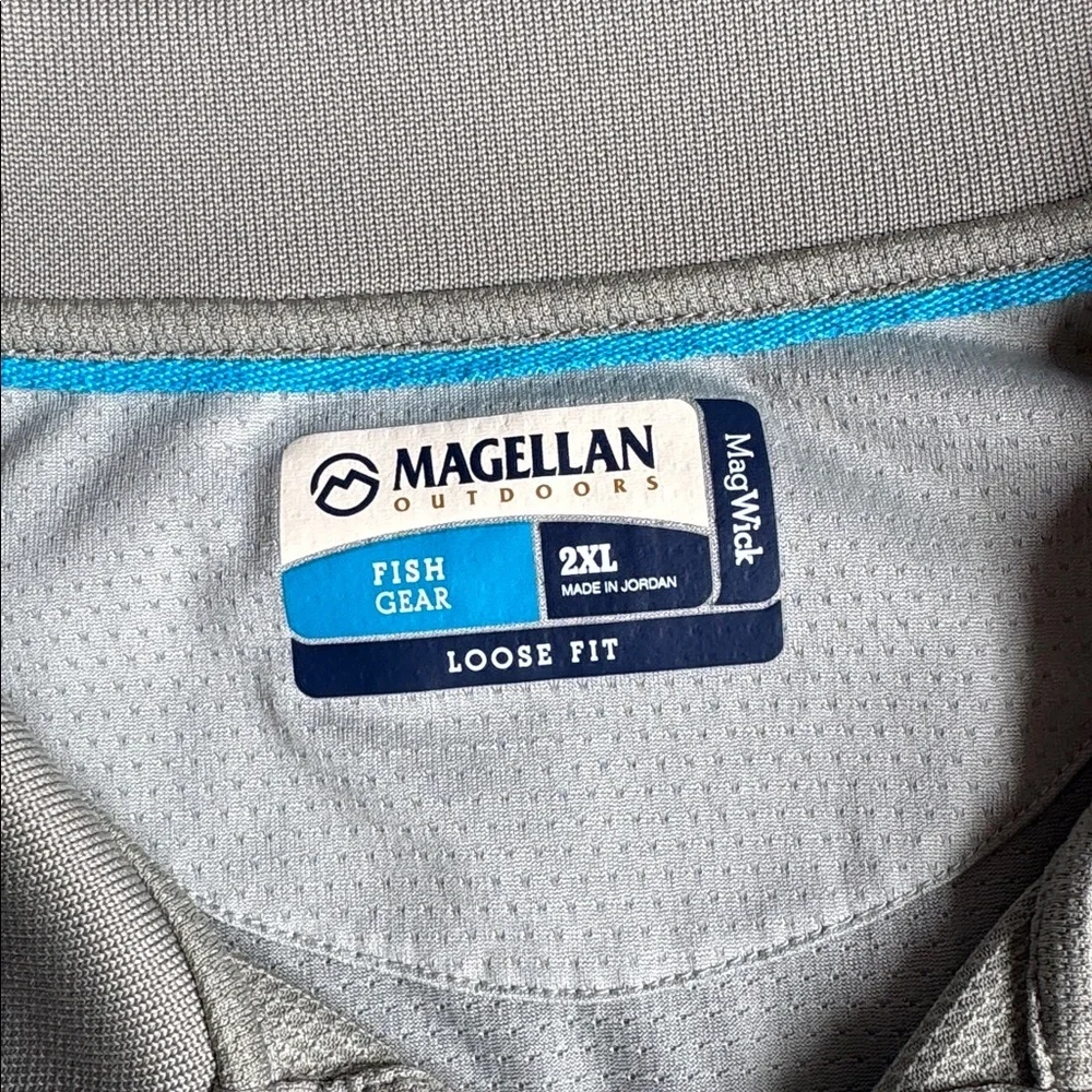 ❤️Magellan Outdoors Men's Polo Shirts - Blue and Tan